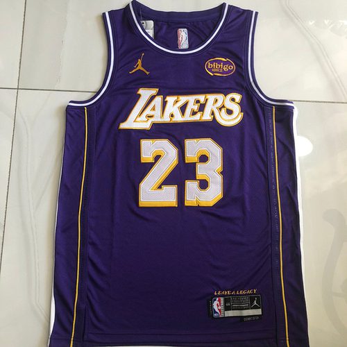 Lakers #23 Purple Jersey XS-XXL