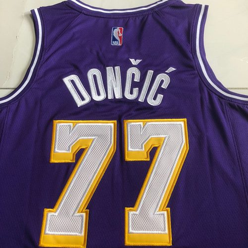 Lakers #77 Purple Jersey XS-XXL