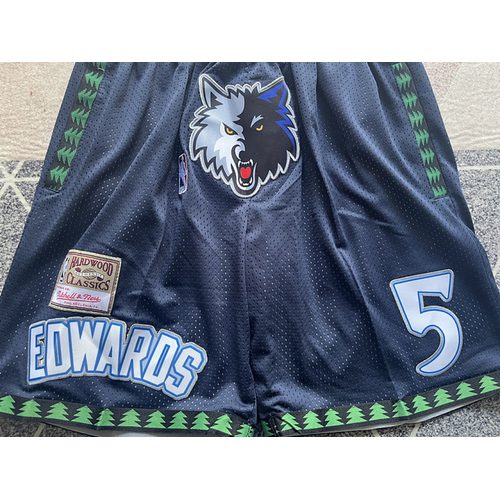 Timberwolves Navy Blue Retro Jersey