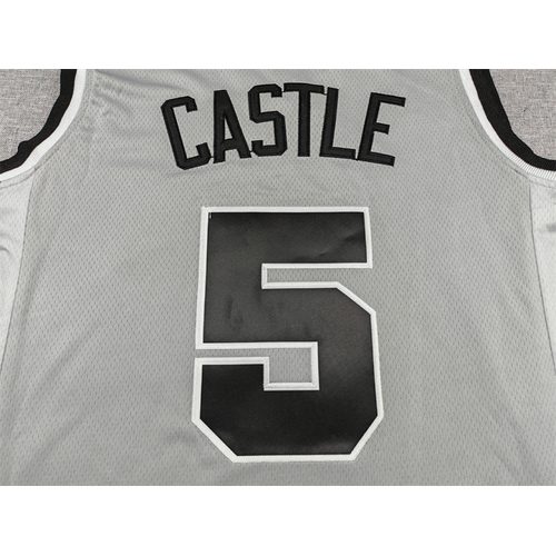Spurs #5 Gray Statement Jersey