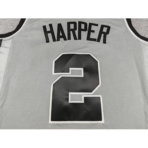 Spurs #2 Gray Statement Jersey