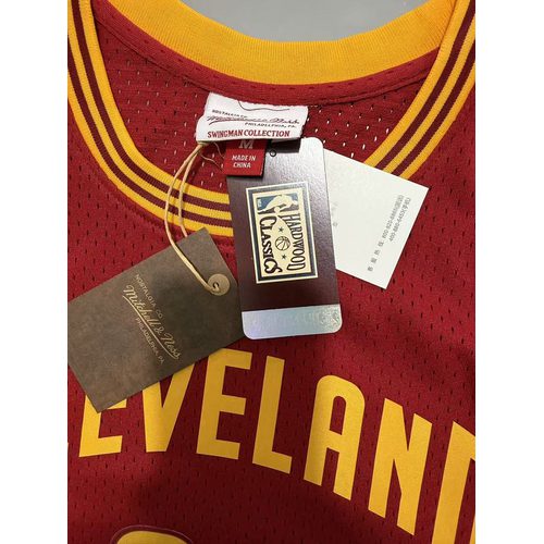 Cavaliers #23 LeBron James Wine Red Retro Heat Pressed Jersey