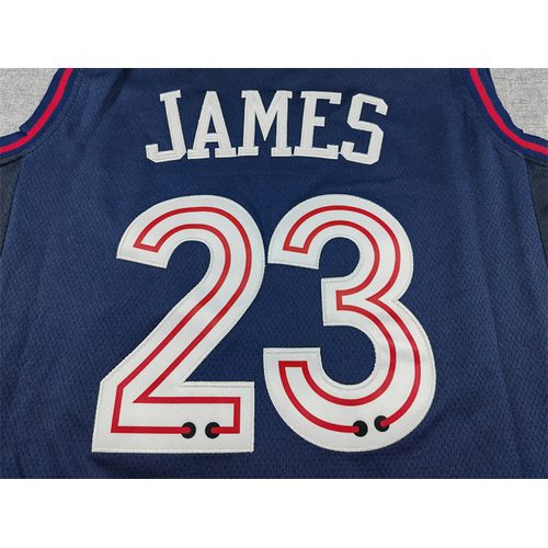 76ers #23 Navy Blue City Edition Jersey