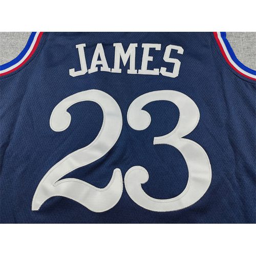 76ers #23 Navy Blue City Edition Jersey