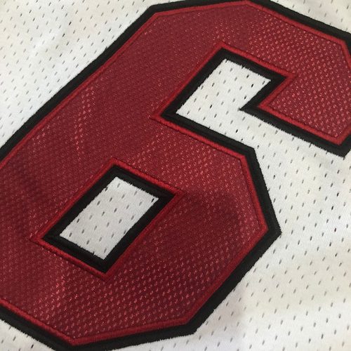Heat #6 White Jersey XS-XXL
