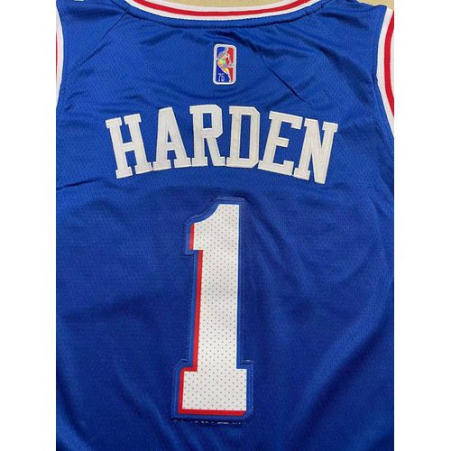 76ers #1 James Harden 75th Anniversary Diamond Nike Jersey