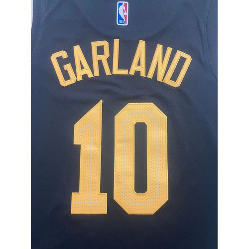 Cavaliers #10 Michael Jordan Black Jersey