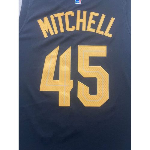 Cavaliers #45 Michael Jordan Black Jersey
