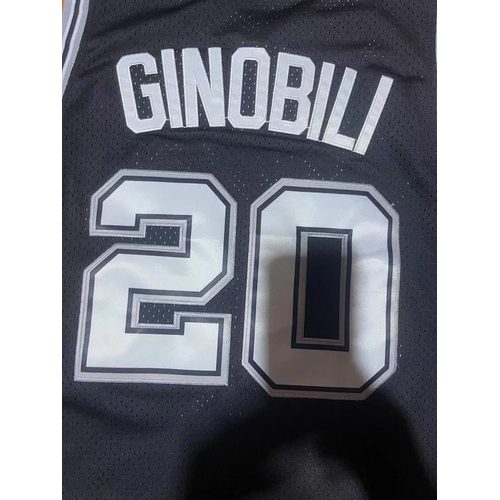 Spurs #20 Black Jersey