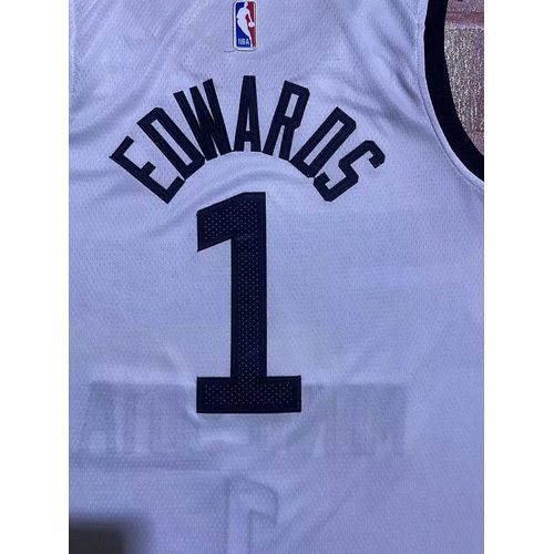 Timberwolves #1 White City Edition Jersey