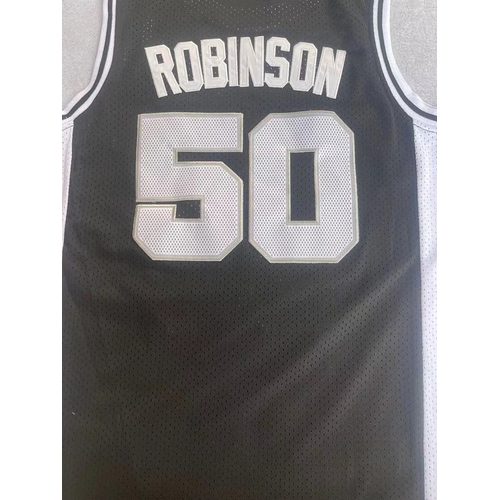 Spurs #50 Black Retro Jersey