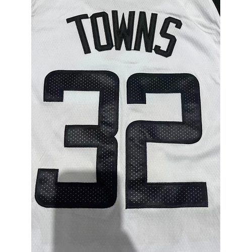 Timberwolves #32 White Nike Jersey