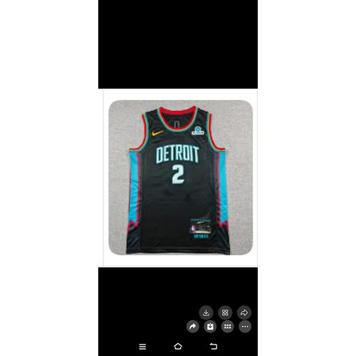 Pistons #2 Black Jersey