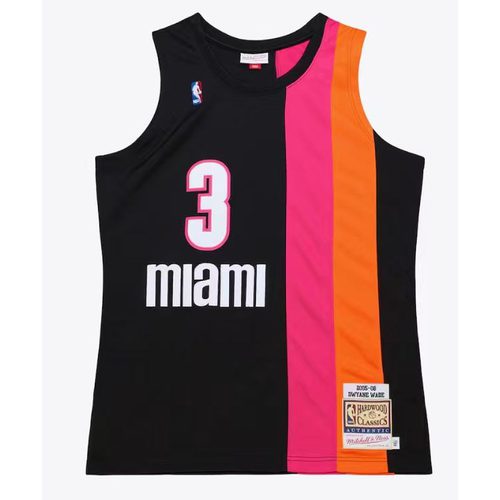 Heat #3 Black Retro Jersey
