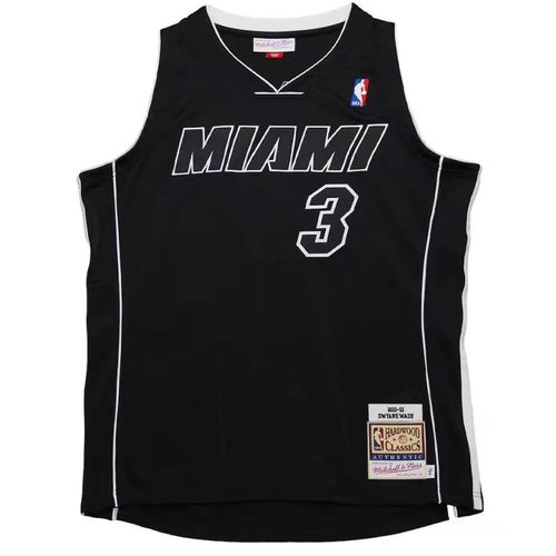Heat Dwyane Wade Black Retro Jersey