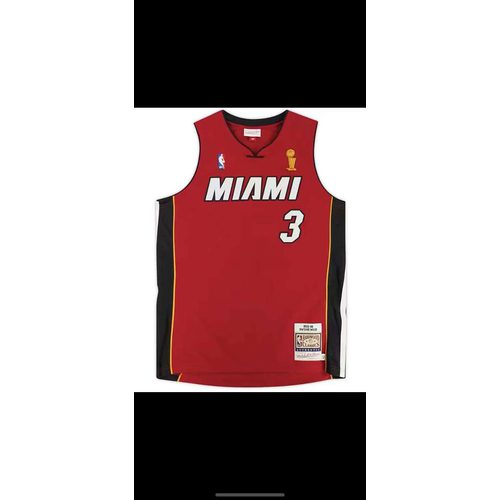 Heat #3 Red Retro Jersey
