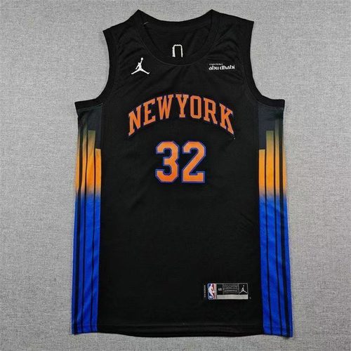 Knicks #32 Black Nike Jersey