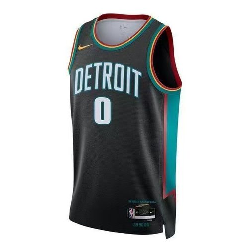 Pistons #0 Black Nike Jersey