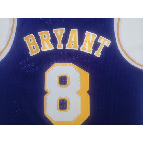 Lakers #8 Purple Retro Jersey