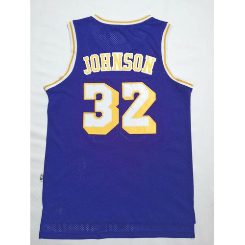 Lakers #32 Purple Retro Jersey
