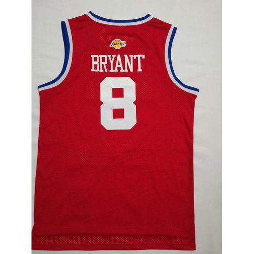 All-Star #8 Kobe Bryant Red All-Star Jersey