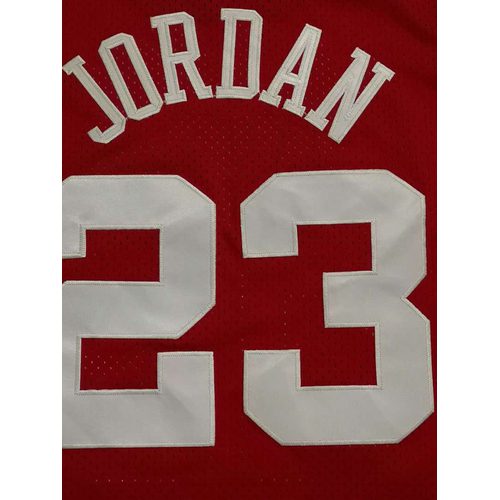 All-Star #23 Michael Jordan Red All-Star Jersey