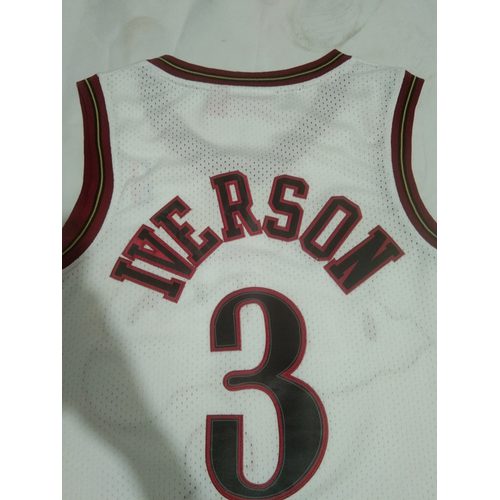 76ers White Retro Jersey