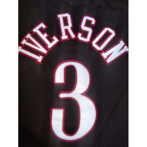 76ers Black Retro Jersey