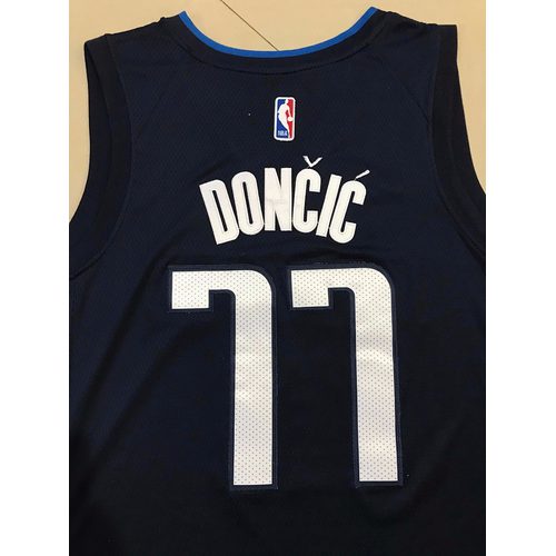 Mavericks #77 Navy Blue Jersey