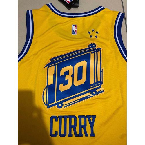 Warriors Stephen Curry Yellow City Edition Swingman Nike Jersey